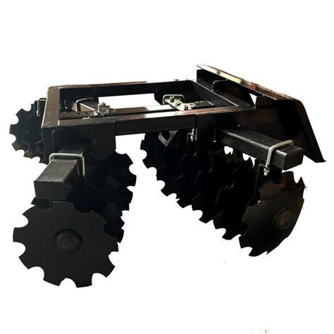 skid steer disk harrow|heavy duty disc harrow.